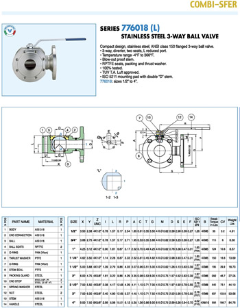 Valpres 776018 Valve Specification